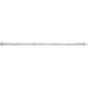 18K White 12 CTW Natural Diamond Line 7 1/4" Bracelet