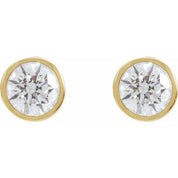 14K Yellow 1 3/4 CTW Lab-Grown Diamond Cocktail-Style Earrings