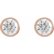 14K Rose 1 3/4 CTW Lab-Grown Diamond Cocktail-Style Earrings
