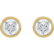 14K Yellow 1 1/5 CTW Lab-Grown Diamond Cocktail-Style Earrings