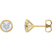 14K Yellow 1 1/5 CTW Lab-Grown Diamond Cocktail-Style Earrings