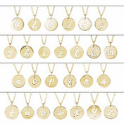 Platinum Script Initial D Pendant