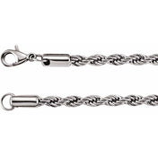 Stainless Steel 4 mm Rope 28" Chain
