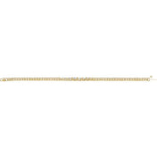 14K Yellow 4 5/8 CTW Lab-Grown Diamond Line 7" Bracelet