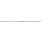 14K Rose 4 5/8 CTW Lab-Grown Diamond Line 7" Bracelet