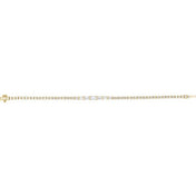 14K Yellow 4 5/8 CTW Lab-Grown Diamond Line 7" Bracelet