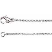 Stainless Steel 1.5 mm Cable 18" Chain