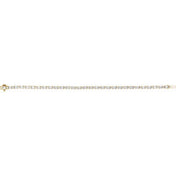 14K Yellow 5 1/2 CTW Lab-Grown Diamond Line 7" Bracelet