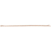 14K Rose 5 1/2 CTW Lab-Grown Diamond Line 7" Bracelet