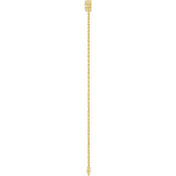 14K Yellow 1/2 CTW Lab-Grown Diamond Five-Stone Line  7" Bracelet