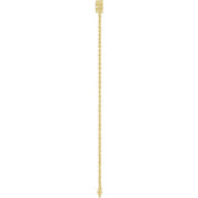 14K Yellow 1/2 CTW Natural Diamond Five-Stone Line  7" Bracelet