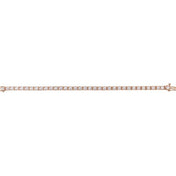 14K Rose 7 CTW Lab-Grown Diamond Link 7 1/4" Bracelet