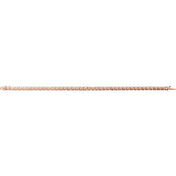 14K Rose 7 CTW Lab-Grown Diamond Link 7 1/4" Bracelet