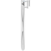 Sterling Silver 1/8 CTW Natural Diamond Ring