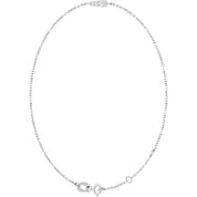 Platinum 1/10 Natural Diamond Graduated 6 1/2-7 1/2" Bracelet