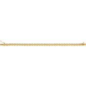 14K Yellow 4 mm Panther 6 1/2" Chain