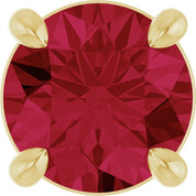 14K Yellow 5.5 mm Natural Ruby Pendant