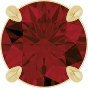 14K Yellow 6.5 mm Natural Mozambique Garnet Pendant