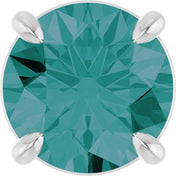 Sterling Silver 6.5 mm Lab-Grown Alexandrite Pendant