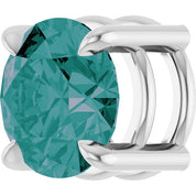 Sterling Silver 6.5 mm Lab-Grown Alexandrite Pendant