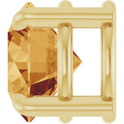 14K Yellow 6.5 mm Natural Citrine Pendant