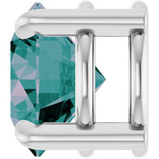 Sterling Silver 7 mm Lab-Grown Alexandrite Pendant
