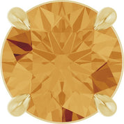 14K Yellow 7 mm Natural Citrine Pendant
