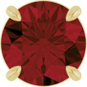 14K Yellow 8 mm Natural Mozambique Garnet Pendant