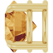 14K Yellow 8 mm Natural Citrine Pendant