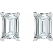 Sterling Silver 1/2 CTW Lab-Grown Diamond Earrings