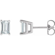 14K White 1/2 CTW Lab-Grown Diamond Earrings