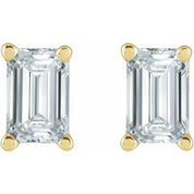 14K Yellow 1/2 CTW Natural Diamond Earrings