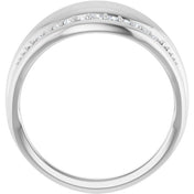 Sterling Silver 1/5 CTW Natural Diamond Ring