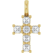 10K Yellow 1/3 CTW Lab-Grown Diamond Pendant