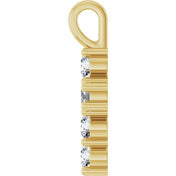 10K Yellow 1/3 CTW Lab-Grown Diamond Pendant
