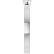 14K White 1/4 CT Natural Diamond Ring