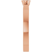 14K Rose 1/4 CT Natural Diamond Ring