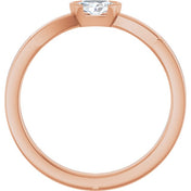 14K Rose 1/4 CTW Lab-Grown Diamond Ring