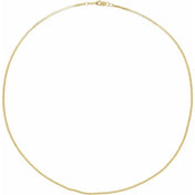 14K Yellow 1.7 mm Serpentine 16" Chain