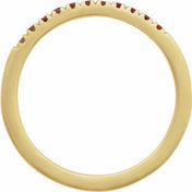 14K Yellow Natural Mozambique Garnet Ring
