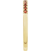 14K Yellow Natural Mozambique Garnet Ring