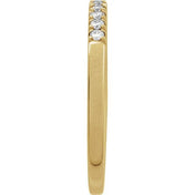 14K Yellow 1/6 CTW Natural Diamond Ring