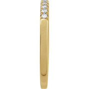 14K Yellow 1/6 CTW Lab-Grown Diamond Ring