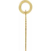 14K Yellow Gold-Plated Sterling Silver Initial D Pendant