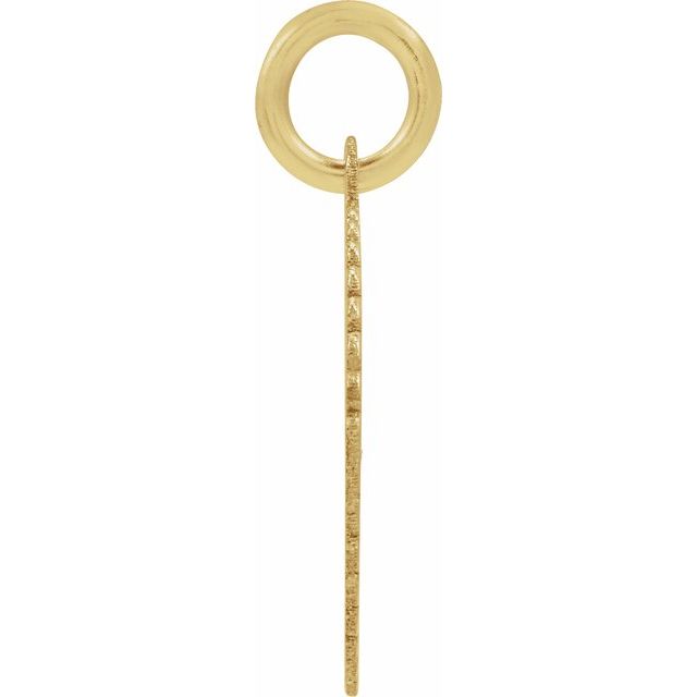 14K Yellow Gold-Plated Sterling Silver Initial D Pendant