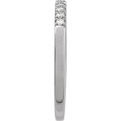 Sterling Silver 1/6 CTW Lab-Grown Diamond Ring