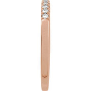 14K Rose 1/6 CTW Lab-Grown Diamond Ring