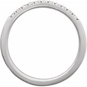 Sterling Silver 1/6 CTW Lab-Grown Diamond Ring