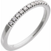 Sterling Silver 1/6 CTW Lab-Grown Diamond Ring