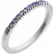 14K White Natural Alexandrite Ring